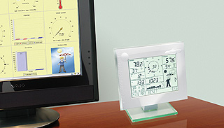 Weather Station and computer photo