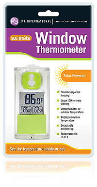 Sol-Mate Window Thermometer Package