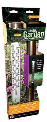 Sol-Mate Jumbo Garden Thermometer Package