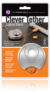 Clever Tether Laptop Alarm Package