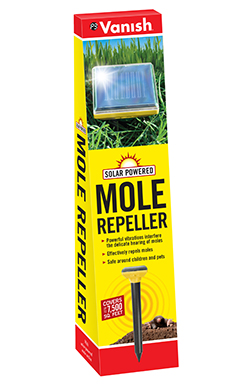 Vanish Solar Mole Repeller package